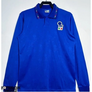 Itálie 1994 Retro Domácí Dres Dlouhý Rukáv Itálie 1994 Retro Domácí Dres Dlouhý Rukáv